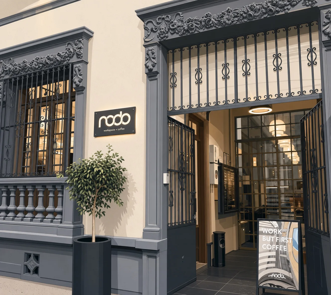 NODO, una experiencia digital para café y cowork